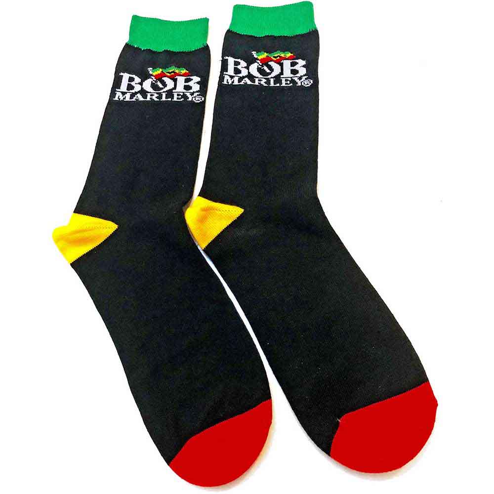 Image of Bob Marley Unisex Ankle Socks - Logo Rock Off